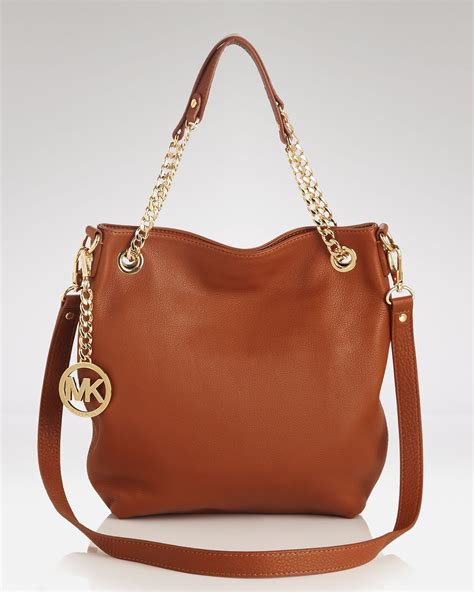 michael kors tan satchel bag with gold chain|Michael Kors manhattan silver bag.